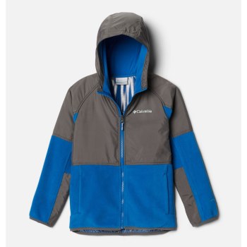 Columbia Jakne Za Dječake - Basin Butte Fleece Svijetlo Indigo Sive | DYCN-73546